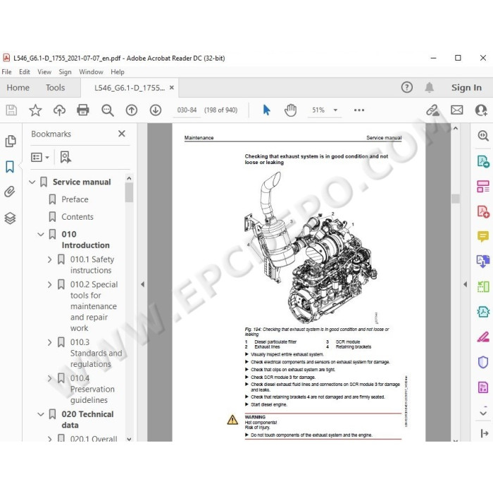Liebherr Wheel Loader L546 Generation 6 service & repair manual