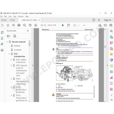 Liebherr Wheel Loader L580 Generation 5 / 6 service & repair manual