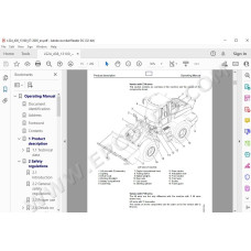 Liebherr Wheel Loader L524 L534 L538 Tier 2 service & repair manual