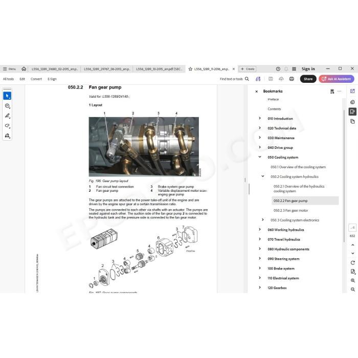 Liebherr Wheel Loader L556 service & repair manual