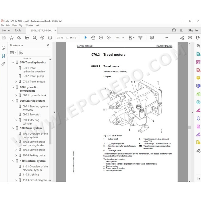 Liebherr Wheel Loader L506 L507 L508 L509 L514 Tier 4 service manual