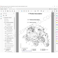 Liebherr Wheeled Excavator A910 A912 A913 A914 A916 A918 Compact Generation 6 service manual