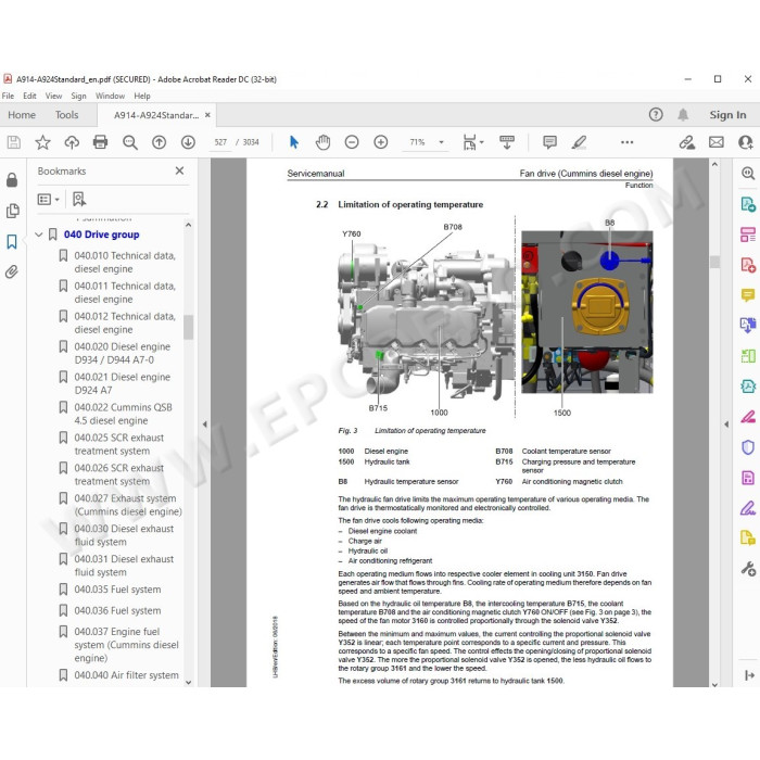 Liebherr Wheeled Excavator A914 A916 A918 A920 A924 Standard Generation 6 service manual