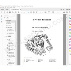 Liebherr Excavator A924 Rail Litronic Generation 6 / Tier 4 service manual