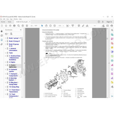 Liebherr Wheeled Excavator A308 A310 A310B A312 A316 Tier 2 service manual