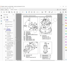 Liebherr Wheeled Excavator A900B A900 A914 A914B A924 A924B Litronic Tier 2 service manual