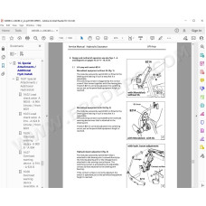 Liebherr Wheeled Excavator A900B A900 A914 A914B A924 A924B Litronic Tier 2 service manual