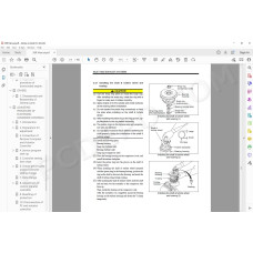 Mitsubishi Engine S6R parts + workshop service manual