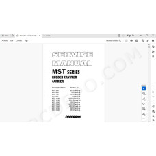 Morooka Crawler Carrier MST series service manual