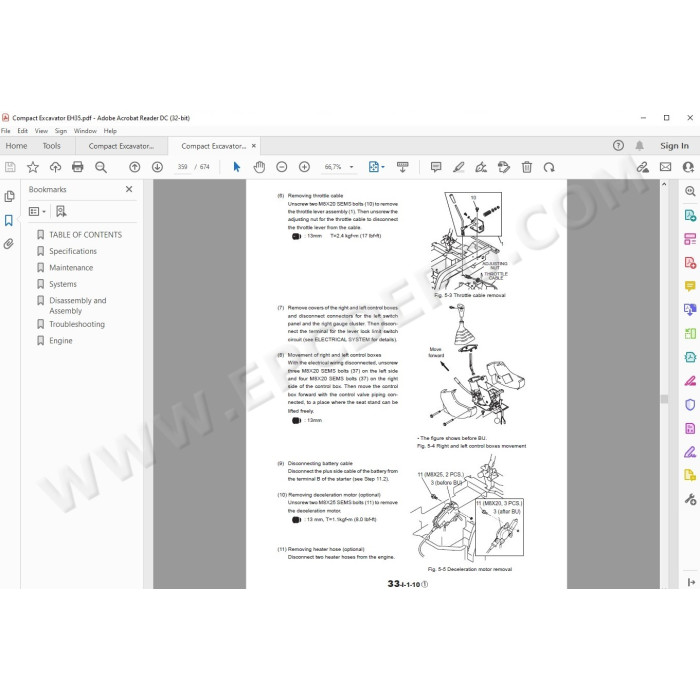 New Holland Compact Excavator EH35 service manual