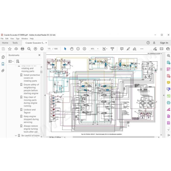 New Holland Excavator E135BSR service manual