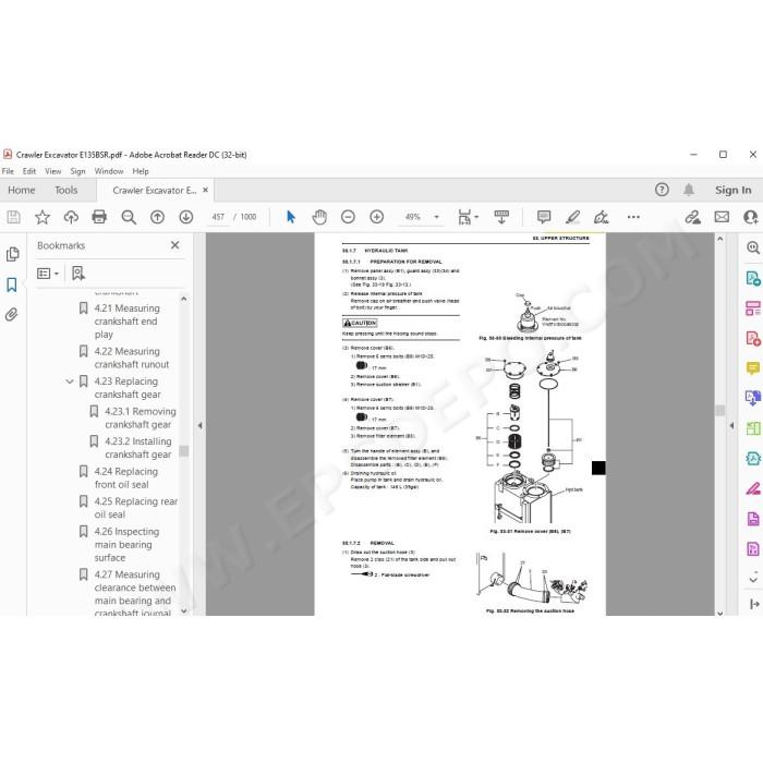New Holland Excavator E135BSR service manual