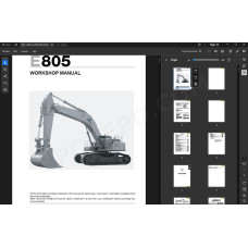 New Holland Excavator E805 service manual