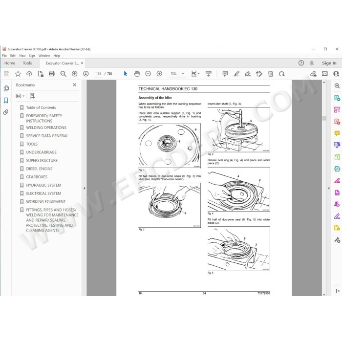 New Holland Excavator EC130 service manual