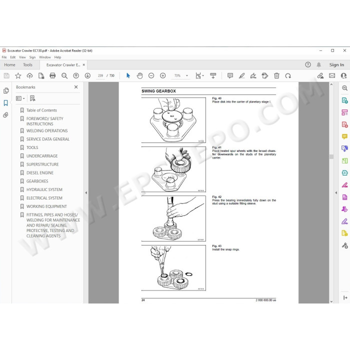 New Holland Excavator EC130 service manual