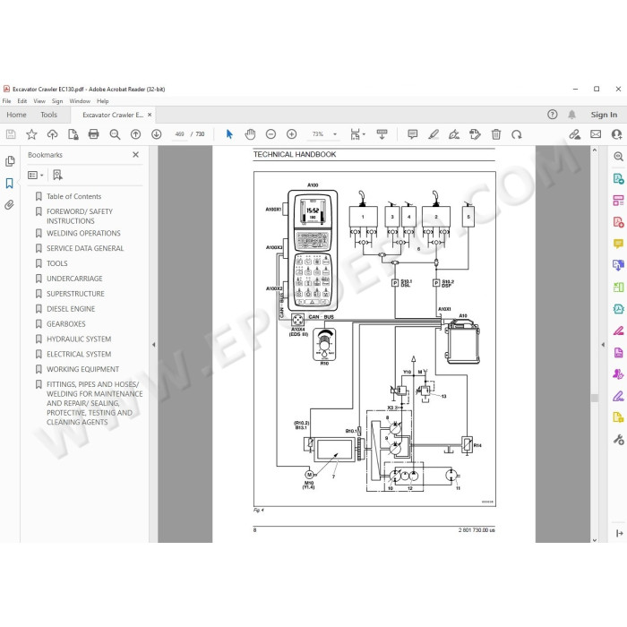 New Holland Excavator EC130 service manual