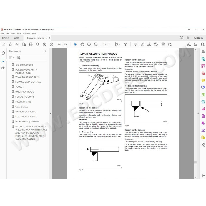 New Holland Excavator EC130 service manual