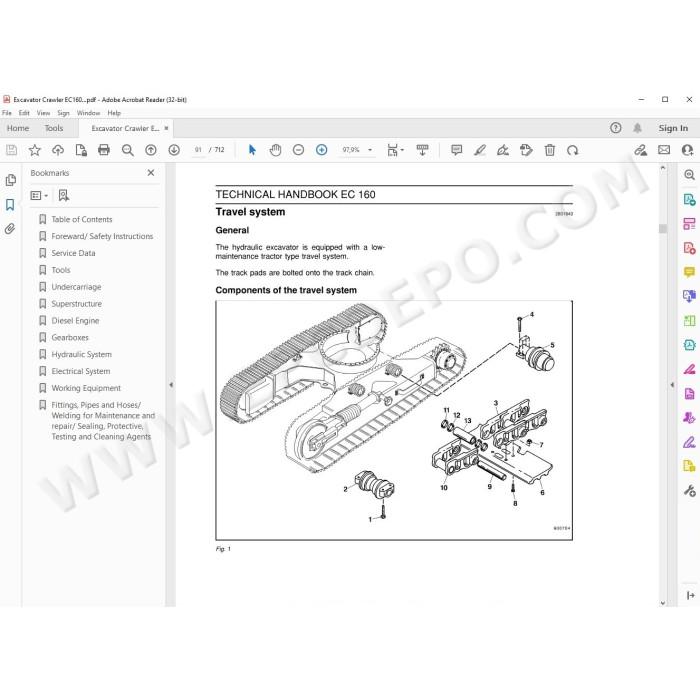 New Holland Excavator EC160 service manual
