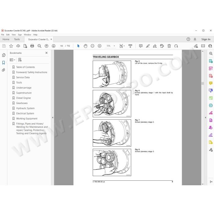 New Holland Excavator EC160 service manual