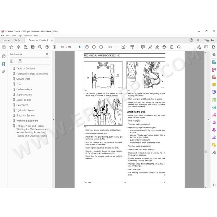 New Holland Excavator EC160 service manual