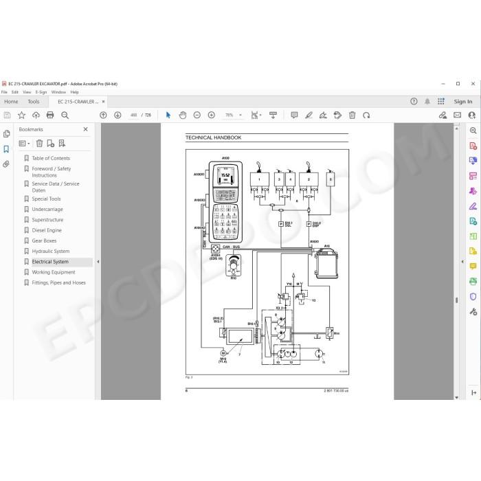 New Holland Excavator EC215 service manual