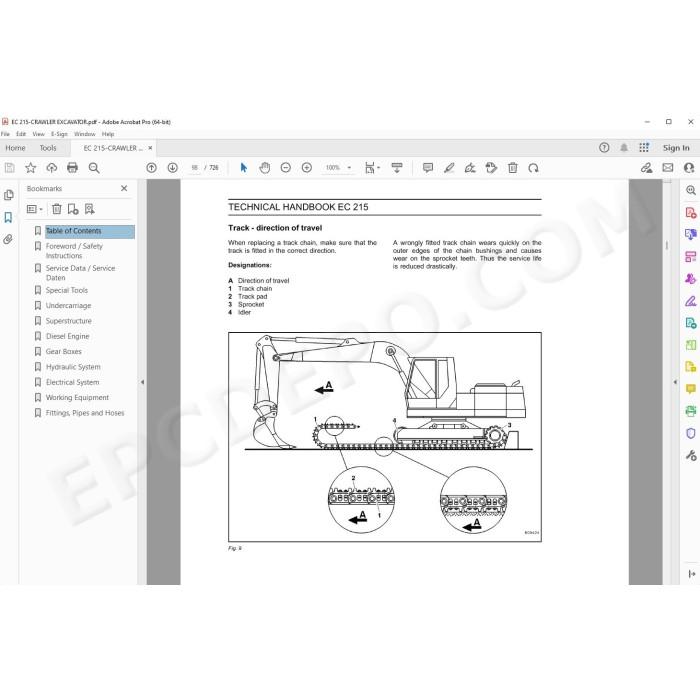 New Holland Excavator EC215 service manual