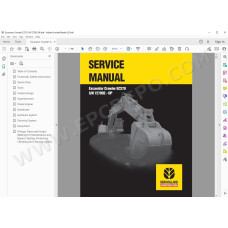 New Holland Excavator EC270 service manual