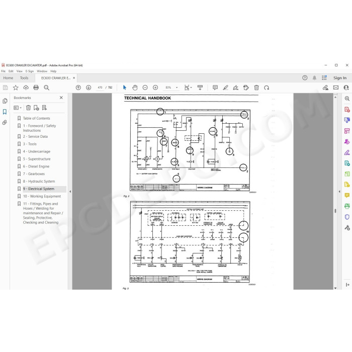 New Holland Excavator EC600 service manual