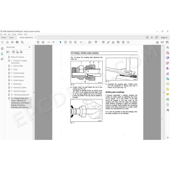 New Holland Excavator EC600 service manual