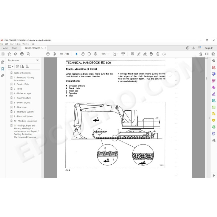 New Holland Excavator EC600 service manual