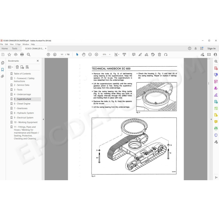 New Holland Excavator EC600 service manual