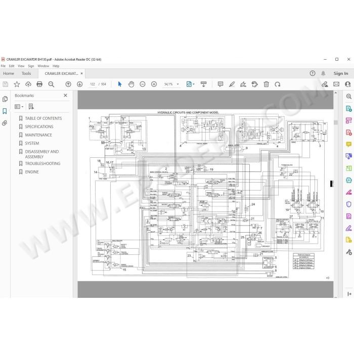 New Holland Excavator EH130 service manual