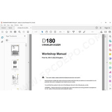 New Holland Crawler Dozer D180 service manual