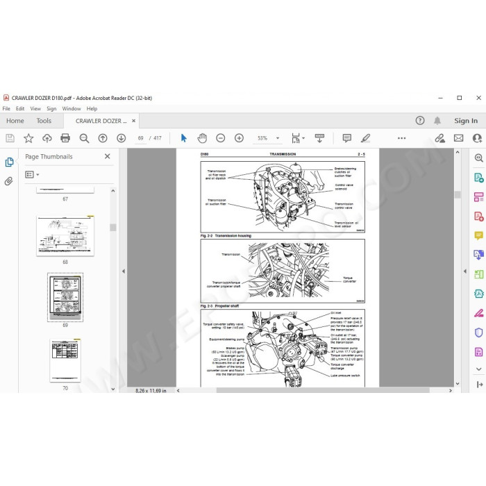 New Holland Crawler Dozer D180 service manual