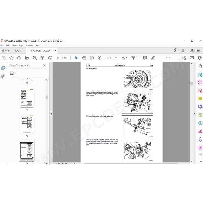 New Holland Crawler Dozer D180 service manual