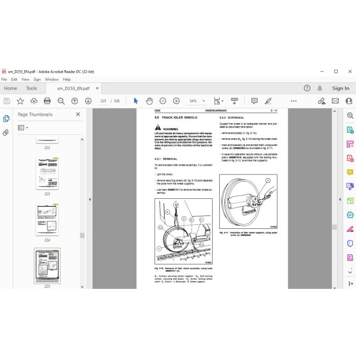 New Holland Crawler Dozer D255 service manual