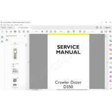 New Holland Crawler Dozer D350 service manual