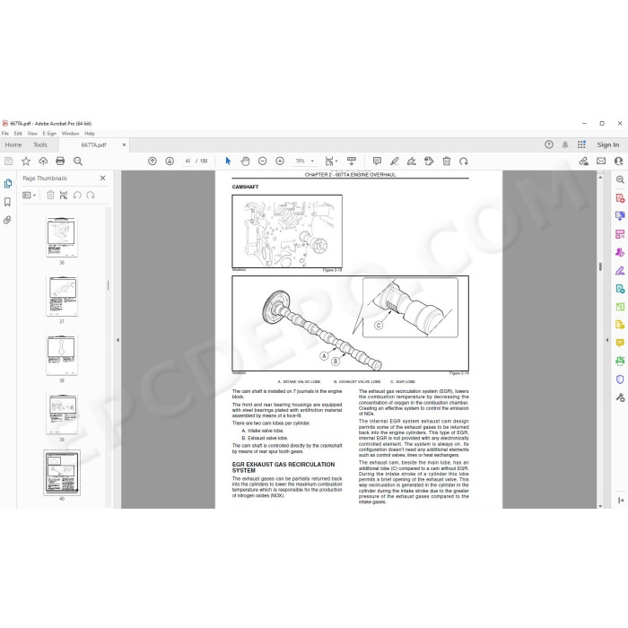 New Holland Engine 667TA/EEG 667TA/EEC 667TA/EBF 667TA/EED 667TA/EBJ 667TA/EDJ 667TA/EBD service manual