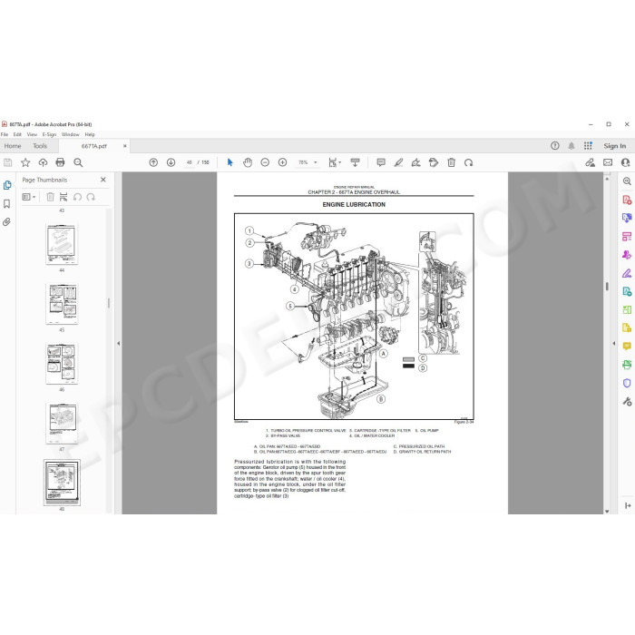 New Holland Engine 667TA/EEG 667TA/EEC 667TA/EBF 667TA/EED 667TA/EBJ 667TA/EDJ 667TA/EBD service manual