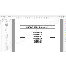 New Holland Engine 667TA/EEG 667TA/EEC 667TA/EBF 667TA/EED 667TA/EBJ 667TA/EDJ 667TA/EBD service manual