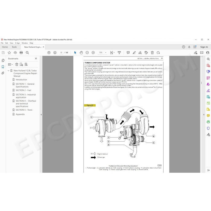New Holland Engine F3CE0684A F3CE0684B 12.9L Turbo service & repair manual