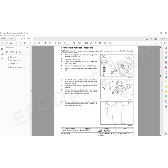 New Holland Engine S3L2 service & repair manual