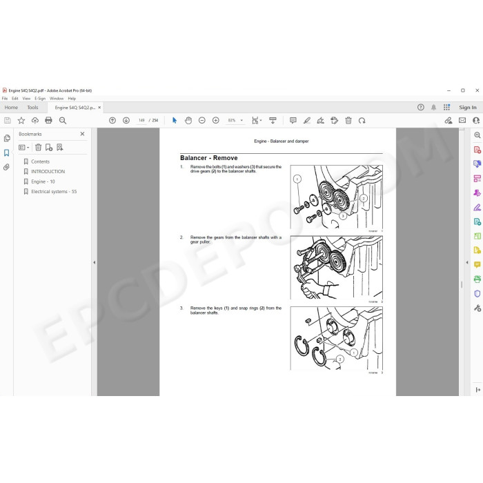 New Holland Engine S4Q S4Q2 service & repair manual