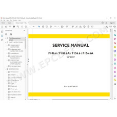 New Holland Motor Grader F106.6 F106.6A F156.6 F156.6A service manual