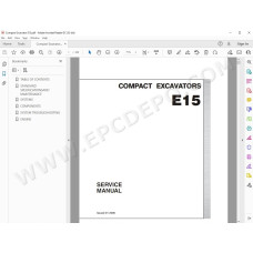 New Holland Compact Excavator E15 service manual