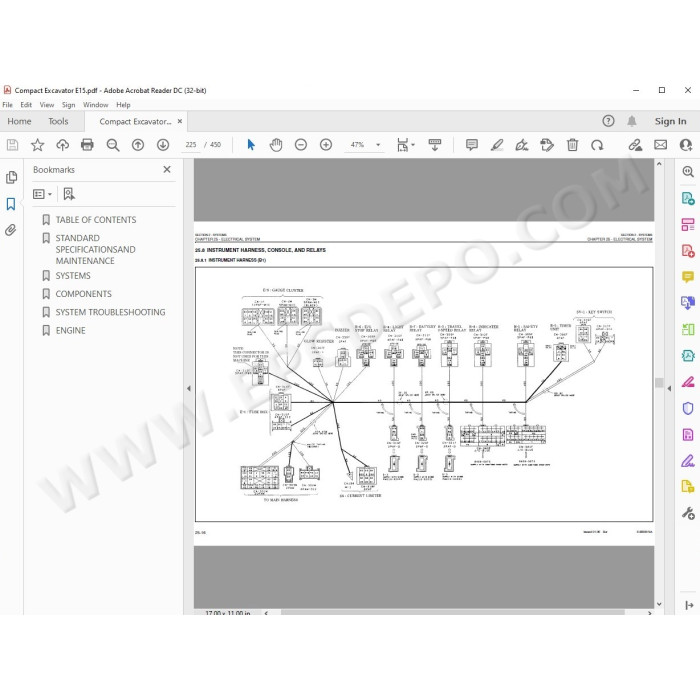 New Holland Compact Excavator E15 service manual