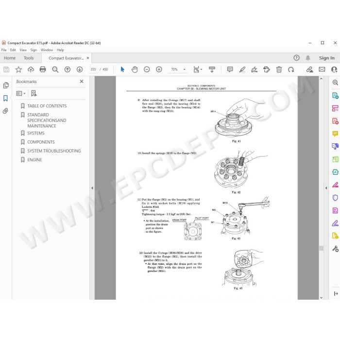 New Holland Compact Excavator E15 service manual