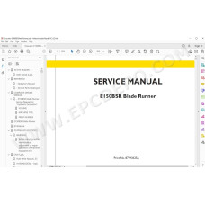 New Holland Excavator E150BSR Blade Runner service manual