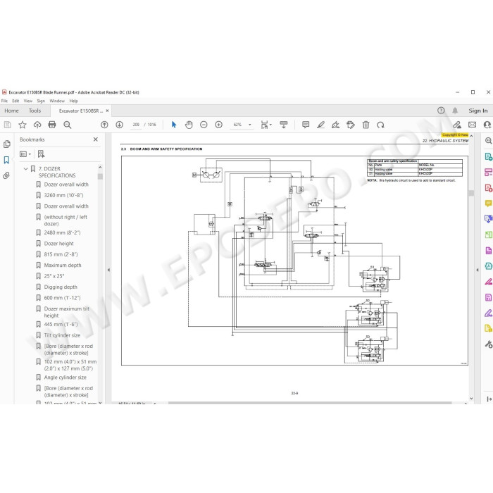 New Holland Excavator E150BSR Blade Runner service manual