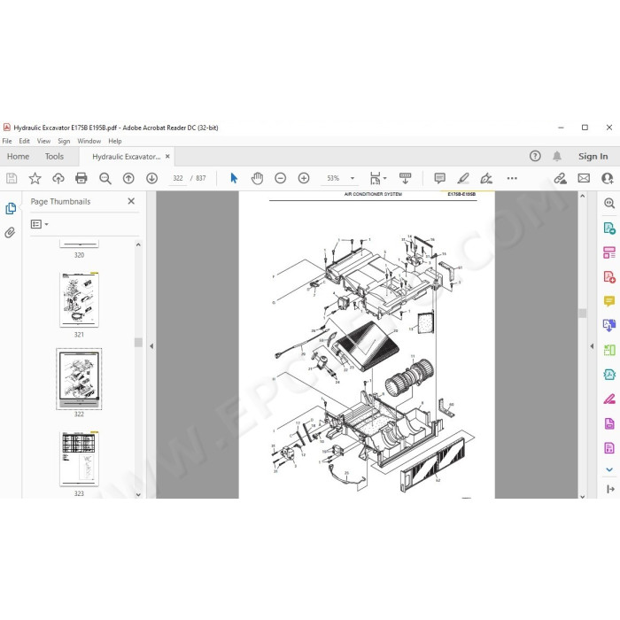 New Holland Excavator E175B E195B service manual